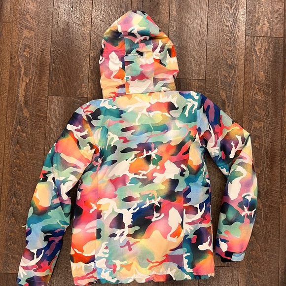 Roxy Multicolor Hooded Jacket - Picture 2 of 7